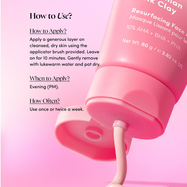 Australian Pink Clay Resurfacing Mask