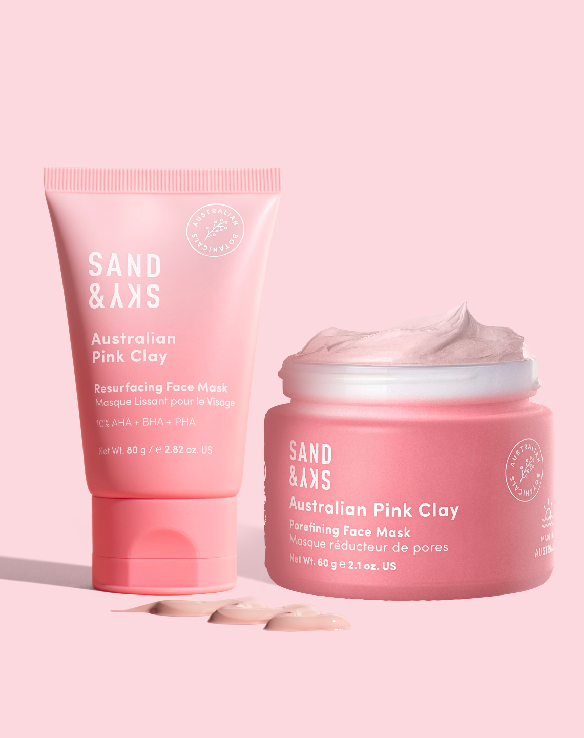 Pink clay power do