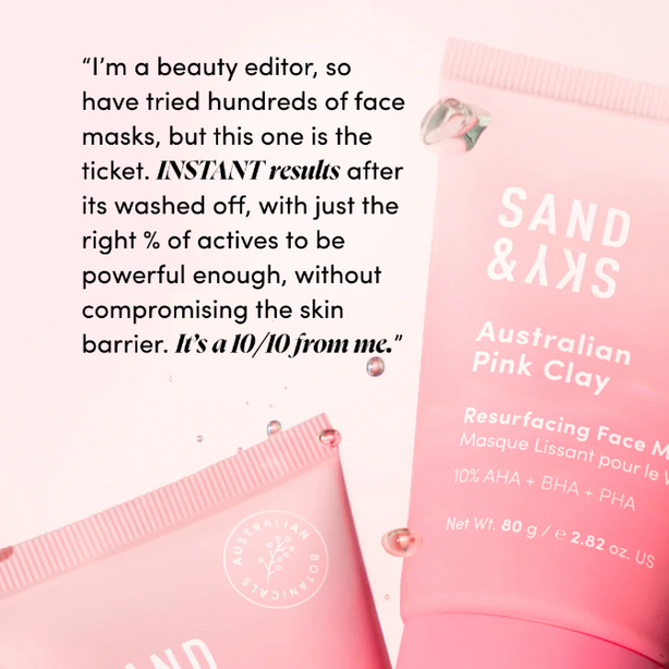 Australian Pink Clay Resurfacing Mask